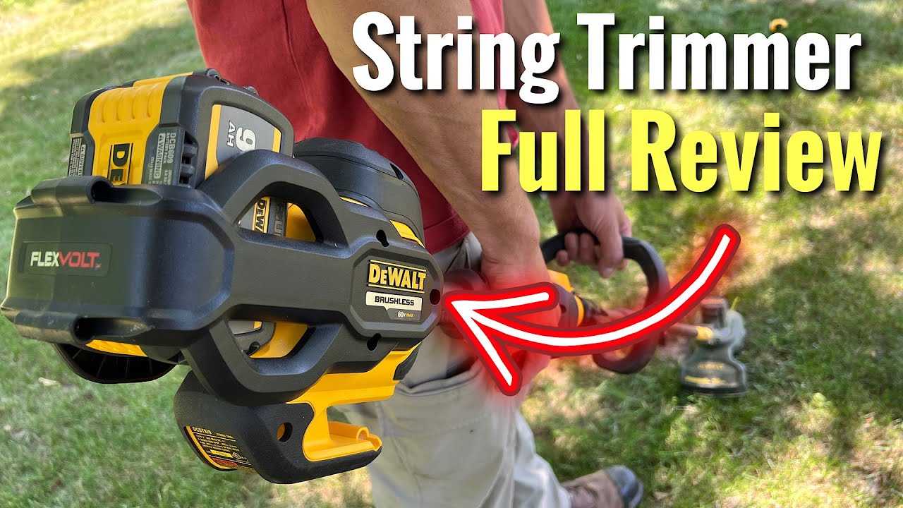 Dewalt 60V Max 17in Brushless Attachment Capable String Trimmer Kit & Brush  Cutter Attachment review