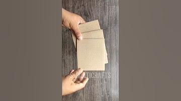 How to make a small Cardboard House Beautifully :: Easy DIY :: School Project :: Simple & EasyCrafts