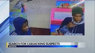 Two men wanted for armed carjacking in Jackson