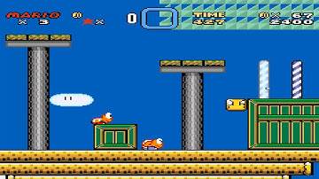 Super Mario World Custom Level Top Up Pirate Ship