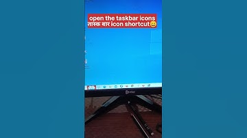 shortcut key for taskbar icons #shorts #short #youtubeshorts