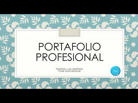 Video: ¿Puedes hacer un portafolio en powerpoint?