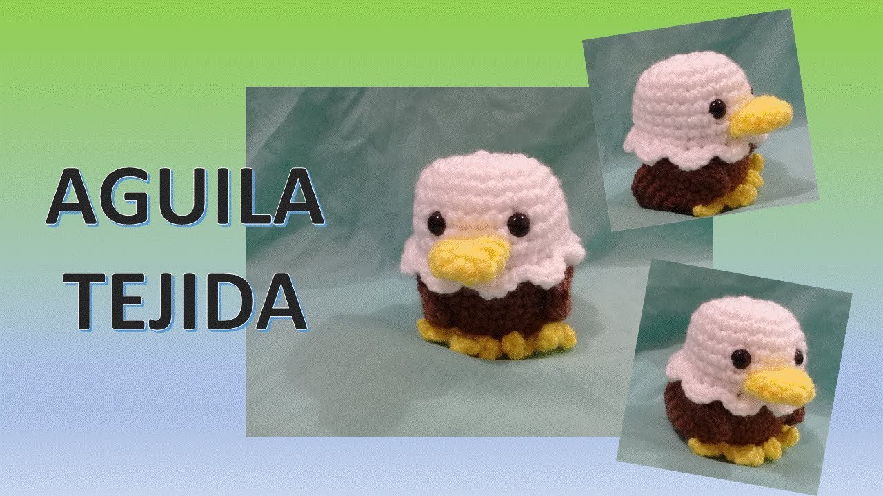 AGUILA BEBE -TEJIDA EN CROCHET