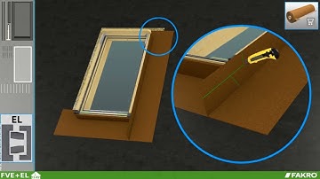 FAKRO skylights - FVE skylight with flashing EL