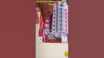 MCB joint connection mcb box#mmtechnical #youtubeshorts #mmtechnicalmau#mcb #mcbox