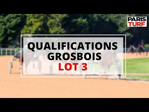 Qualifications Grosbois – Trot attelé – Lot 3 du 22/07/2022