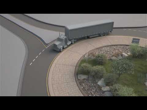 Roundabouts and Large Trucks