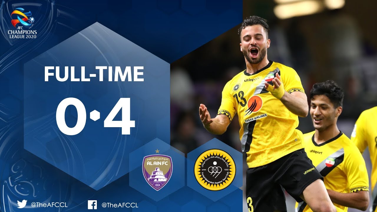 ACL2020 : AL AIN FC (UAE) 0-4 SEPAHAN FC (IRN) : Highlights 