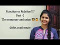 Confused between a function and a relation???? Then this is for you☝️ #education #youtube#function