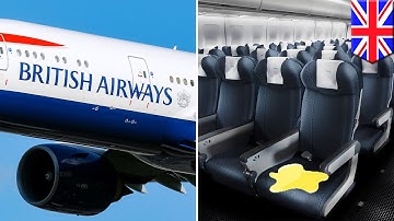 British Airways passenger given an economy class seat that had urine all over it - TomoNews