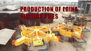 AVEON OFFSHORE -EGINA SUCTION PILES SAIL AWAY