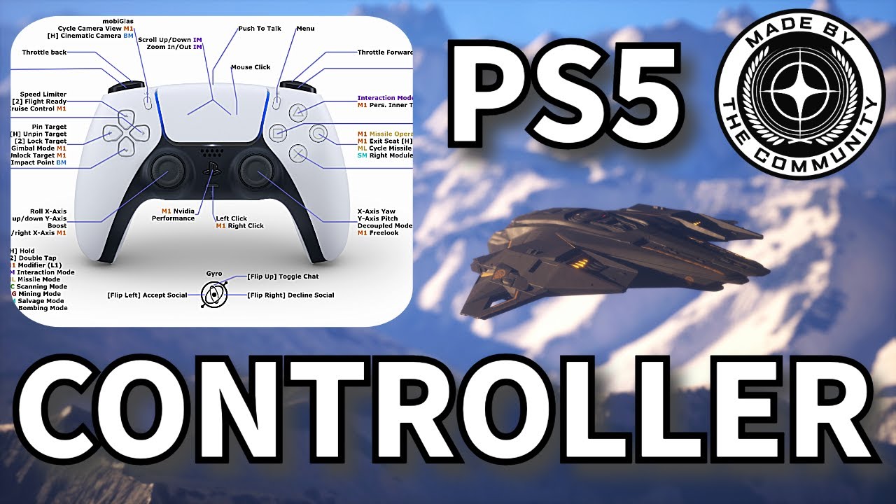 Star Citizen PS5 DualSense Controller Mappings at Star Citizen Nexus - Mods  and community