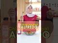 CHICKEN MEATBALL ALFREDO #shotrs #shortsyoutube #meatballs #chickenmeatballs