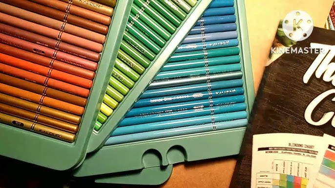 Kalour 240 Colors Color Lead Pencil Set Hand Painted Doodle Color Pencil  Painting Pencil(Iron Box