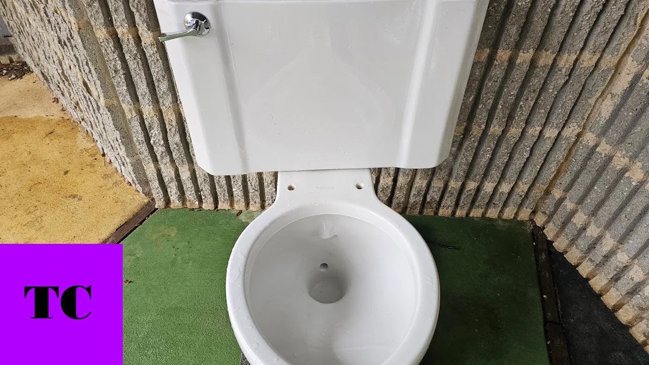 Эксперименты со смывом моего унитаза Kohler Trylon 1949 года