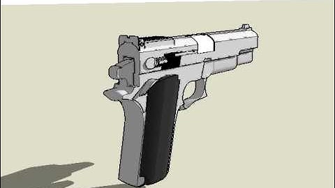 My Sketchup  Gun model