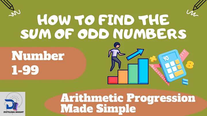 How to Find the Sum of All Odd Numbers from 1 to 99 | Arithmetic Progression Made Simple