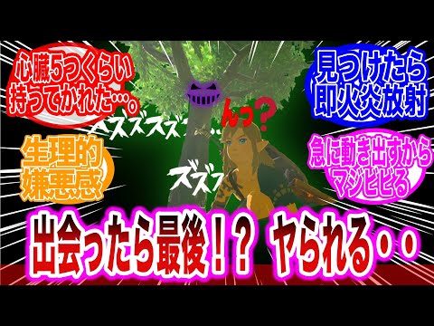 【ティアキン】心臓止まるかと思った・・ティアキンのあるモンスターに対する不満で盛り上がるネット民の反応【反応集】リンク | ティアキン | ブレワイ