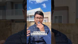 Malta VFS Global Appointment booking Guide