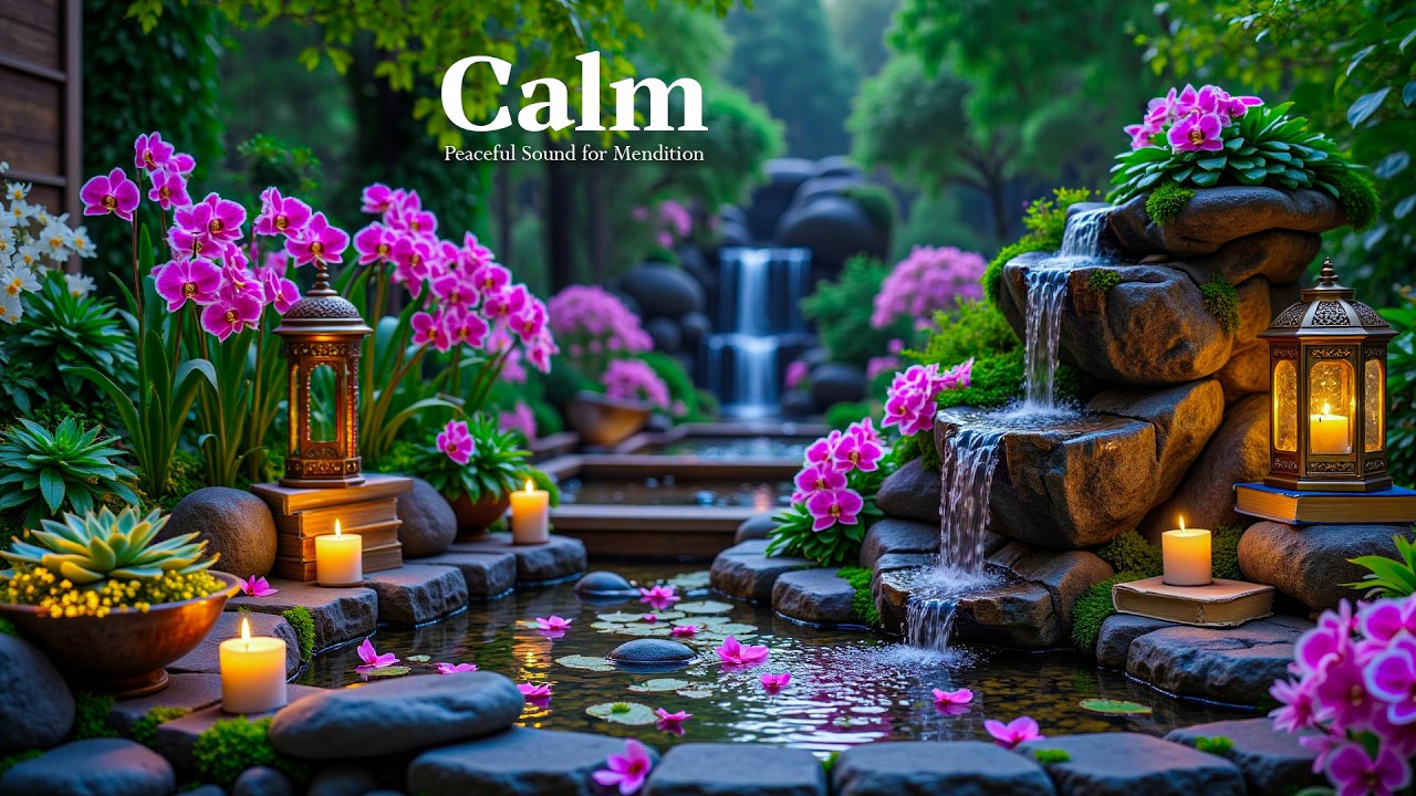 Relaxing Music and Water Sounds for Meditation 🌿 Stress Relief, Deep Sleeping and Study Music