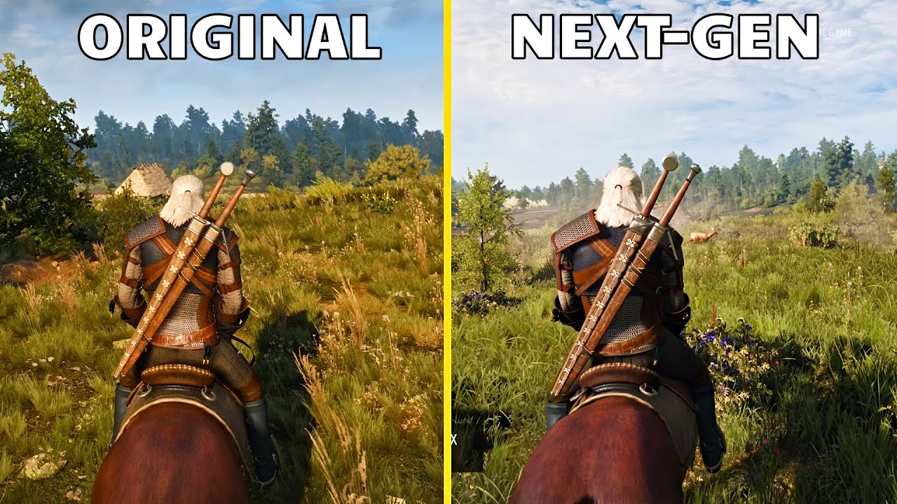 The Witcher 3: confira comparativo entre a versão next gen e a