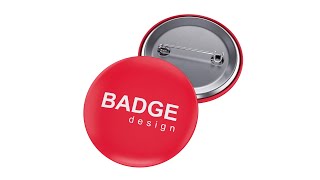 Badge Pin 3D model