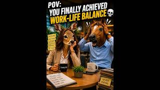 POV: They Achieved Perfect Work-Life Balance (Gone Wrong) #OfficeLife #Humor #shorts