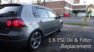 How to Replace 1.6 FSI Oil & Filter