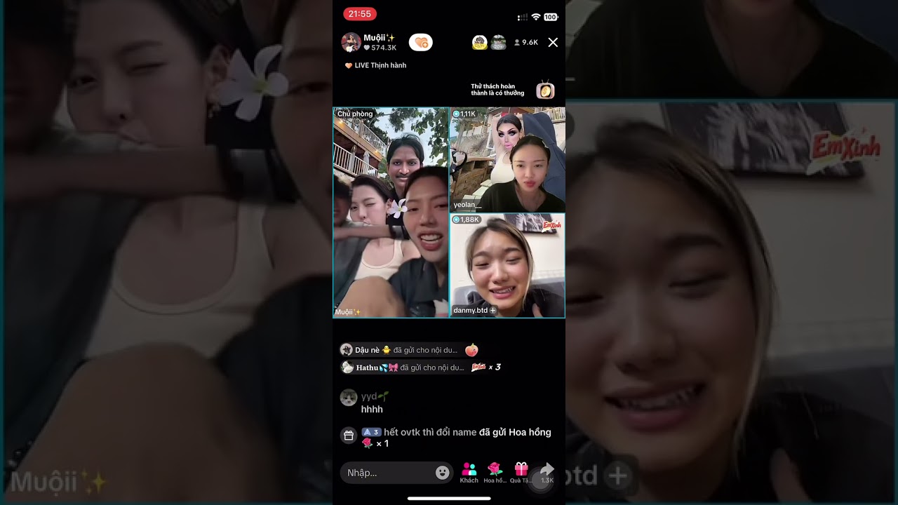 [22.6.2025] Muộii, Yeolan, Danmy, Ngô Lan Hương livestream | chị em tương tàn tung ảnh dìm nhau =))