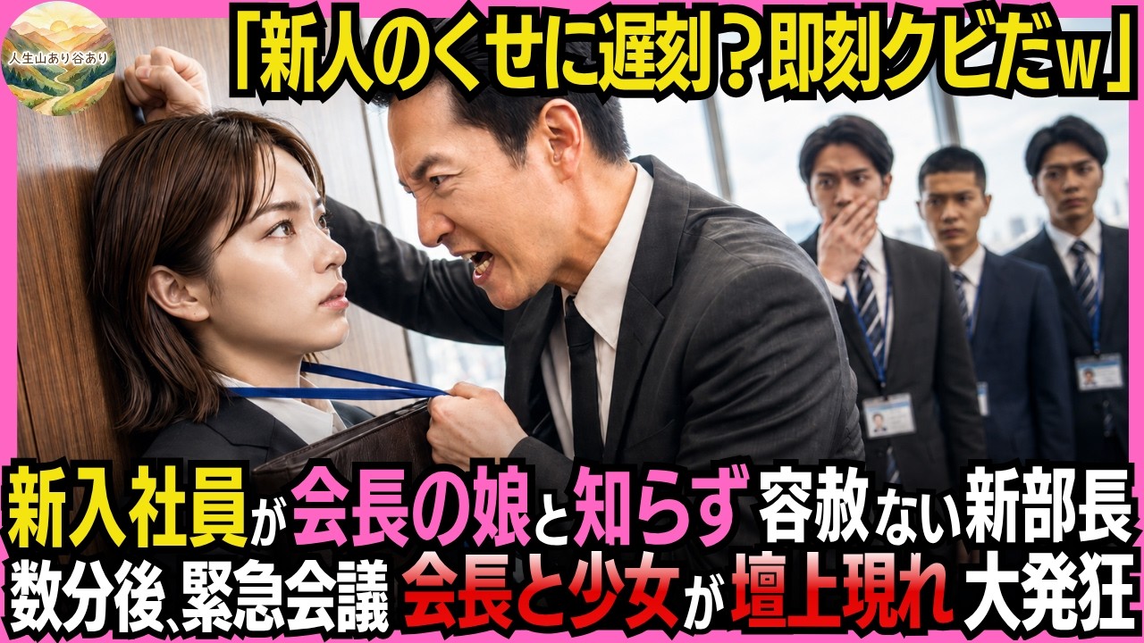 「明日から来なくていい。首だ。」——入社初日、私はホールの真ん中で営業部長にそう言い放たれた。理由はたった3分の遅刻。私は必死で耐えた。本当の事情を言えば言い訳に聞こえると分かっていたから。しかし、私が黙っているのを見て、部長はさらに声を大きくした。「文句があるなら今すぐ帰れ。荷物は後日送る。」総務の課長が止めに入っても、部長は「現場の評価権限は私にある」と一喝した。同期たちは誰も声をあげら...