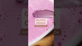 GELATINA CREMOSA FÁCIL DE FAZER! #gelatina #receitarapida #gelatinacremosa