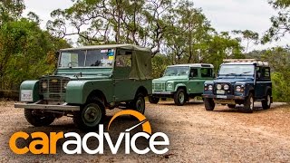 Land Rover Defender 90 Old v New  featuring 1948 Series 1 and 2016 Heritage Edition