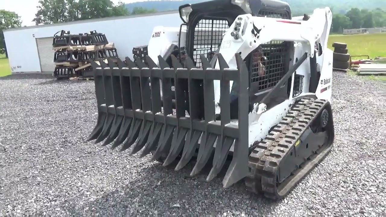 NEW CID Xtreme Skid Steer Root Rake For Bobcat Skid Steer Loader For