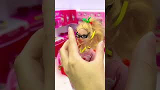 Satisfying With Unboxing Barbie Shopping Toys, ASMR Video #shorts