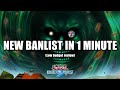 NEW BANLIST &amp; SKILL REBALANCING IN 1 MINUTE (March 2026) | [Yu-Gi-Oh! Duel Links]