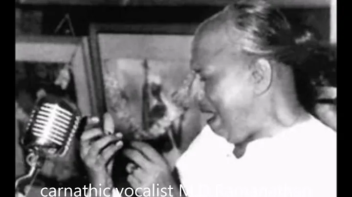 MD Ramanathan - Ananda naTana prakAsham - kEdAram ...