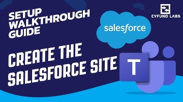Setup - Step 2 - Create Salesforce Site - Microsoft Teams Integration
