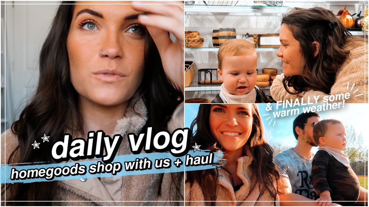 daily vlog HomeGoods shop with us + HAUL!! 💕sooooo many goodies