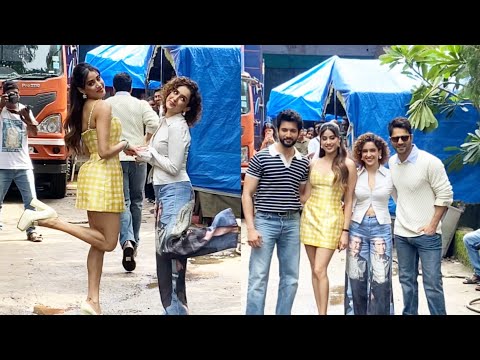 Sunny Sanskari S Tulsi Kumari Varun Dhawan Janhvi Kapoor Sanya Malhotra Rohit Saraf In Mumbai  Sunny Sanskari S Tulsi Kumari Varun Dhawan Janhvi Kapoor Sanya Malhotra Rohit Saraf In Mumbai