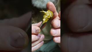 So EASY!! Pine Pitch Glue Handle