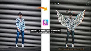Aesthetic Photo Editing Picsart | Wings Photo Editing | Aesthetic Photo Editing Tutorial in Picsart screenshot 5