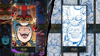 Sketching My Favorite LoL Champs