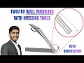 Revit Architecture: Twisted Wall Modeling with Massing Tools