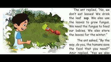 A Lesson to save - 4th std - Unit 2 - Second term - Page no 91,92