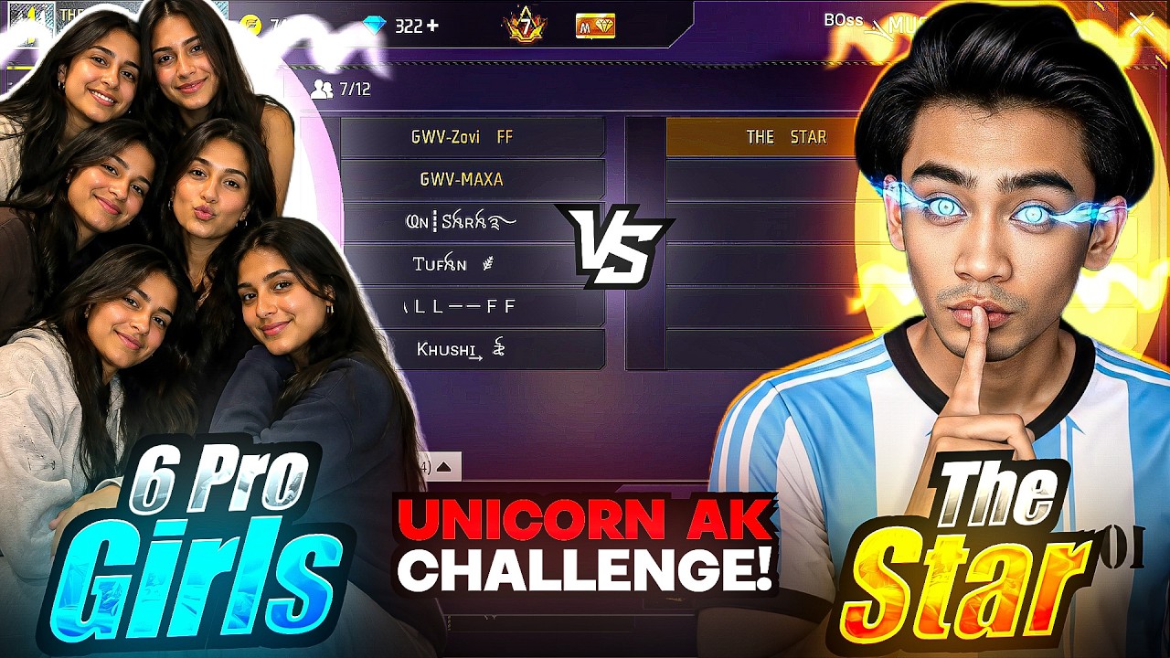 THE STAR VS 6 PRO GIRLS FOR UNICORN AK || THE STAR
