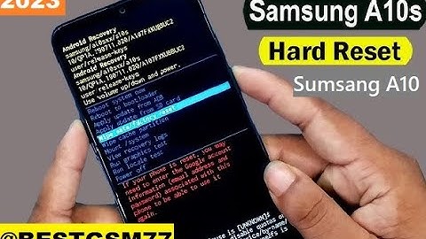 How To Hard Reset Samsung A10s/A10 Remove Screen Lock/Pattern/Pin/Finger/Password At Your Home #lock
