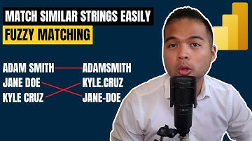Use FUZZY MATCHING to match similar strings EASILY // Beginners Guide to Power BI in 2022