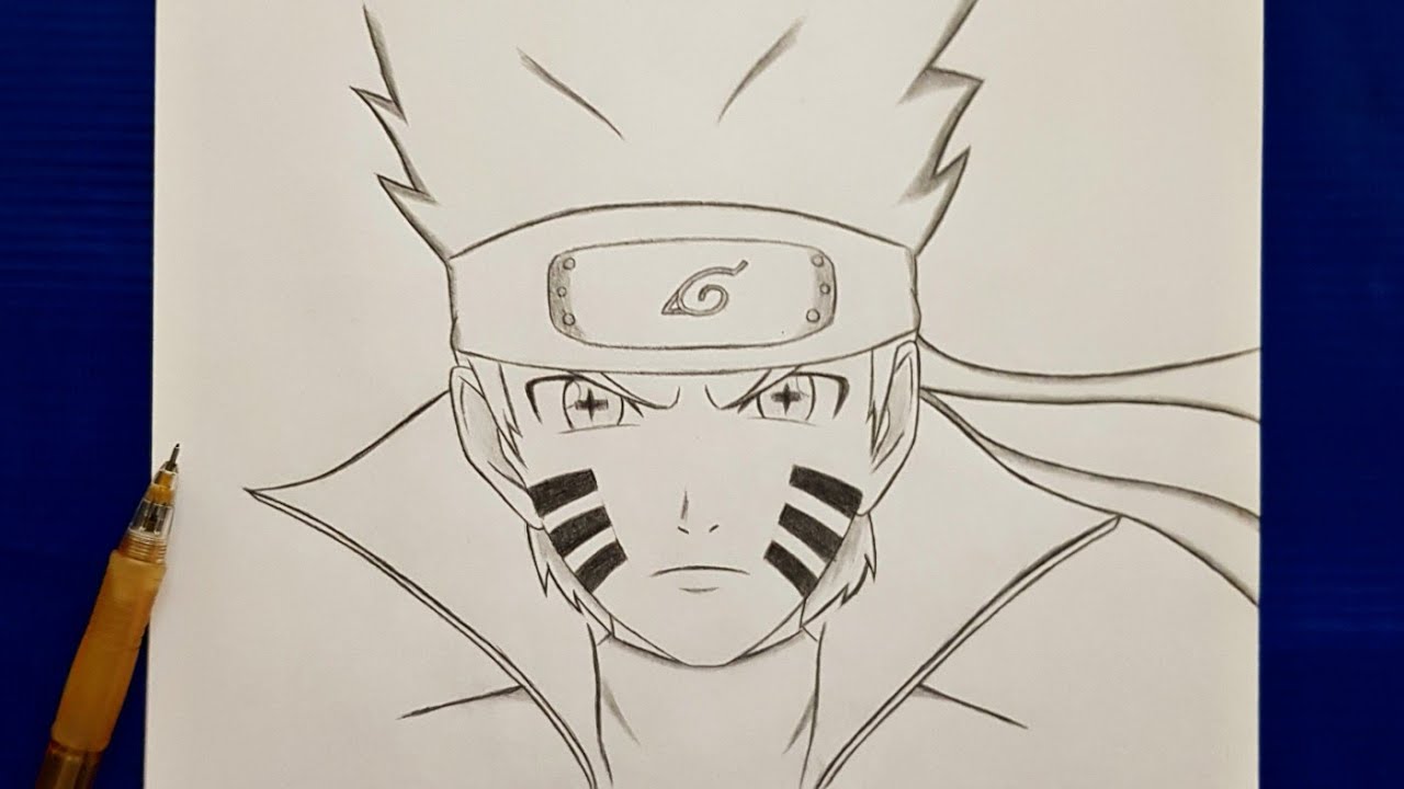 How to Draw Naruto Sage Mode Easy Step-by-Step Tutorial