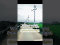 Solar-wind hybrid streetlights require no power grid and illuminate the village's main roads.