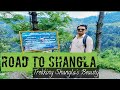 Exploring shangla  road to yakhtangay  aerial view of village manai shangla  road condition 2021